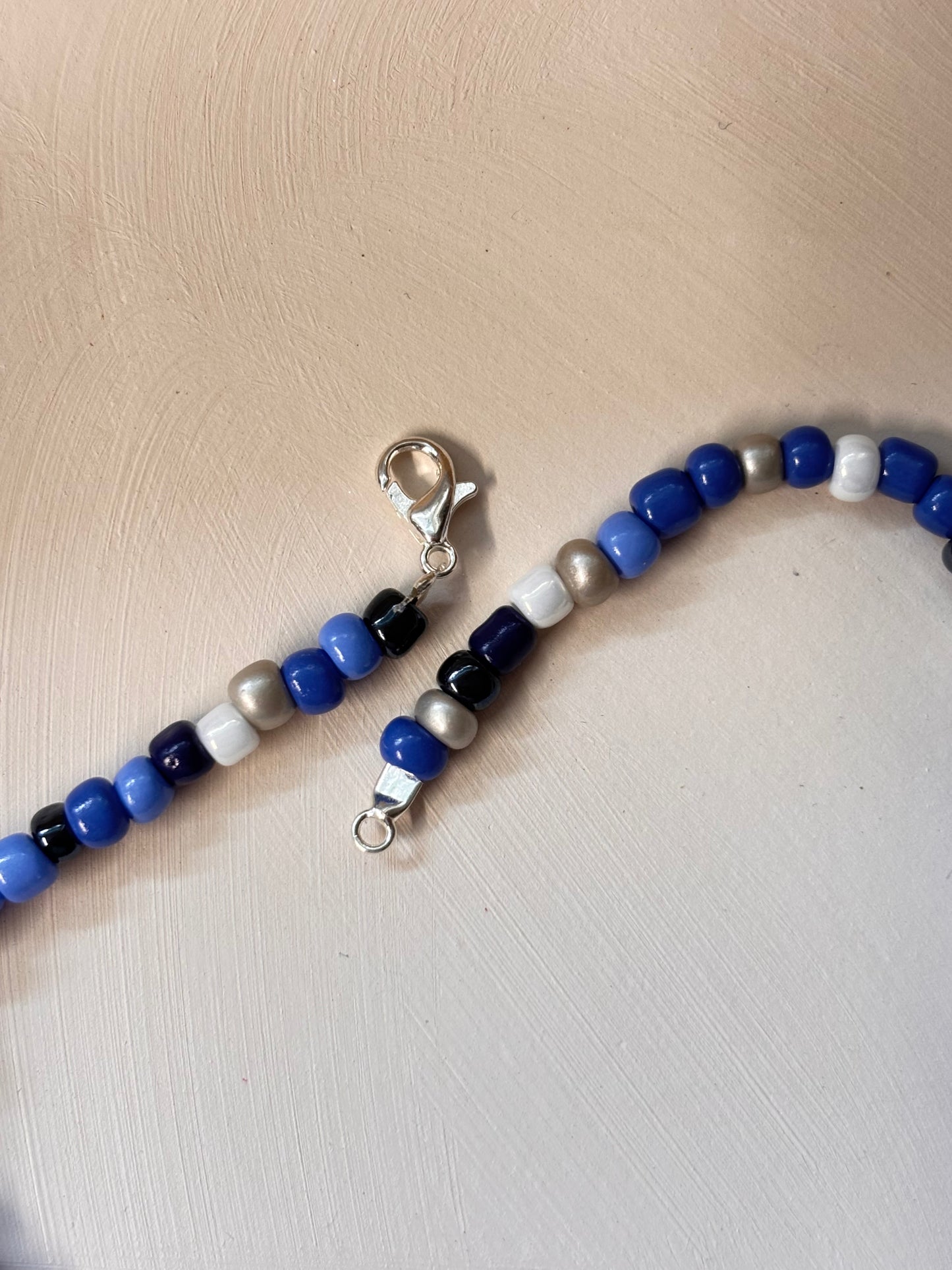 deep sea seed bead choker necklace